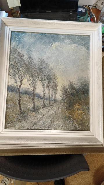 Schilderij Jan Wingen – Hollands landschap beschikbaar voor biedingen