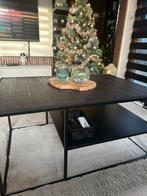 Metalen Salontafel met Onderblad, Huis en Inrichting, 50 tot 100 cm, Zo goed als nieuw, Metaal, Minder dan 50 cm