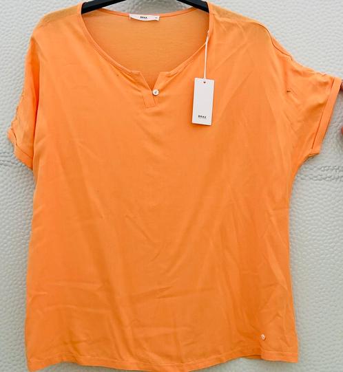 Nieuw! Brax super mooi zalm oranje shirt, blouse mt 44. 46, Kleding | Dames, Blouses en Tunieken, Nieuw, Maat 46/48 (XL) of groter