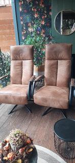2 relaxfauteuils, Huis en Inrichting, Fauteuils, Ophalen, Gebruikt, Minder dan 75 cm, 50 tot 75 cm