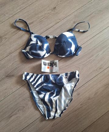 Kleim bikini blauw/wit maat 40 cup B – nieuw €54,95 beschikbaar voor biedingen