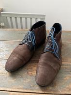 TOP HEREN SCHOENEN BOOTS SUÈDE FLORIS VAN BOMMEL 43, Bruin, Ophalen of Verzenden, Zo goed als nieuw, Veterschoenen