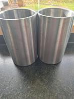 2 RVS wijnkoelers, Ophalen of Verzenden, Gebruikt, Rvs