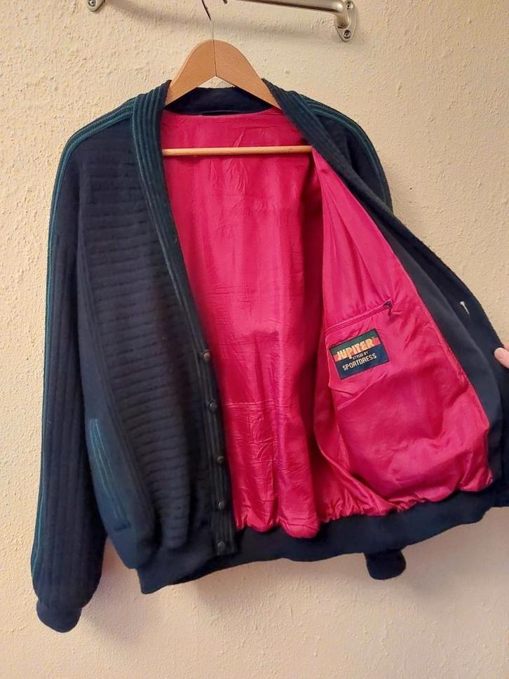 Klassiek vest- Wehls - Blauw met groen- mt 46-48, Kleding | Heren, Truien en Vesten, Gedragen, Maat 46 (S) of kleiner, Blauw, Ophalen of Verzenden