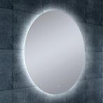 *Nieuw in doos: ronde spiegel met verlichting en verwarming*, Huis en Inrichting, Woonaccessoires | Spiegels, 100 tot 150 cm, Rond