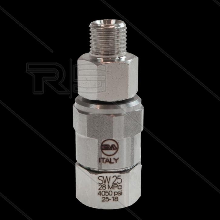 RVS-Messing Swivel 250 Bar Draaikoppeling 3/8, Auto diversen, Overige Auto diversen, Verzenden