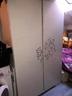 Kledingkast Hoogglans wit, Huis en Inrichting, Kasten | Kledingkasten, 100 tot 150 cm, Ophalen of Verzenden, Zo goed als nieuw