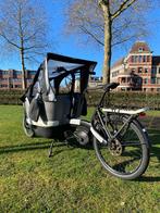 Gazelle Makki Load Connect - 500Wh accu + regenhuif - 979 km, Ophalen, 3 kinderen, Huif, Zo goed als nieuw