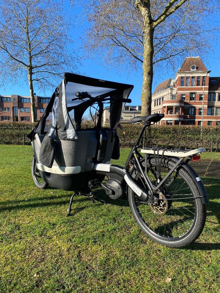 Gazelle Makki Load Connect - 500Wh accu + regenhuif - 979 km, Fietsen en Brommers, Fietsen | Bakfietsen, Zo goed als nieuw, Gazelle
