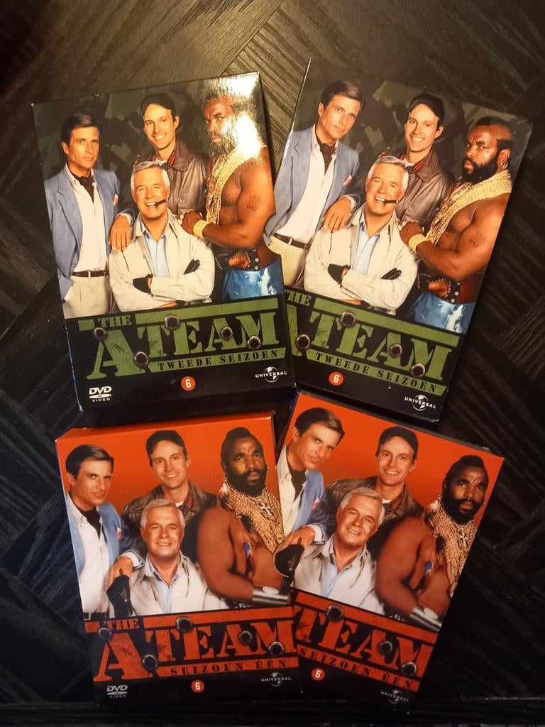The A-Team Seizoen 1 & 2 DVD Boxsets, Cd's en Dvd's, Dvd's | Tv en Series, Vanaf 12 jaar, Ophalen of Verzenden, Zo goed als nieuw