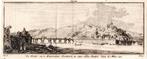 Gravure De Stad en 't Kasteel Namen Belgie 1740 Spilman, Antiek en Kunst, Kunst | Etsen en Gravures, Verzenden