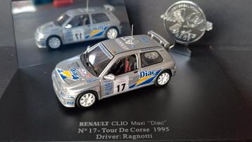 Renault Clio Maxi Diac rally Tour de Corse 1:43 UH pol beschikbaar voor biedingen