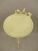 Rustiek Vogelbad IJzer Wit - 82cm, Onbekend, Nieuw, Ophalen of Verzenden, Onbekend