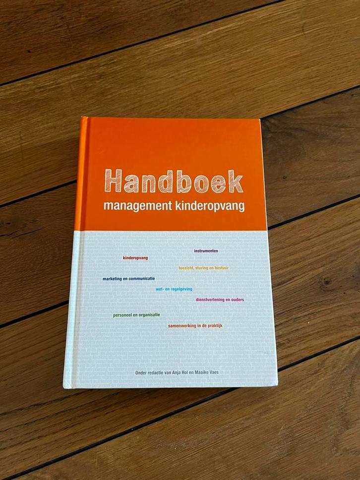 Handboek management kinderopvang, Boeken, Wetenschap, Zo goed als nieuw, Sociale wetenschap, Ophalen of Verzenden