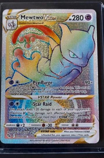 Mewtwo Vstar 79/78 pokémonkaart  beschikbaar voor biedingen