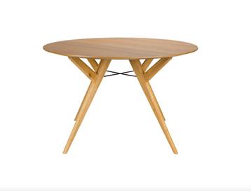 Zuiver x fonQ Ijver Eettafel rond Ø 120 Eiken | Van €729, nu beschikbaar voor biedingen
