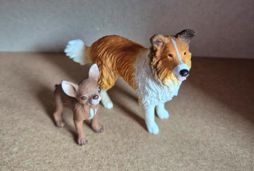 Schleich hondjes collie & chihuahua NIEUW!, Verzamelen, Dierenverzamelingen, Zo goed als nieuw, Beeldje of Figuurtje, Hond of Kat