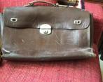 Oude Leren (School)tas, Ophalen of Verzenden