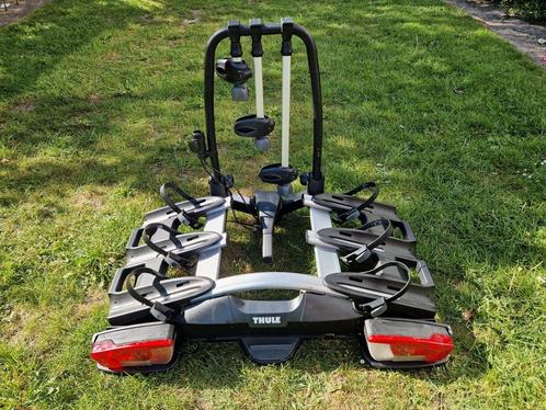 Thule VeloCompact 926 fietsendrager voor 3 fietsen, Auto diversen, Fietsendragers, Gebruikt, Trekhaakdrager, 2 fietsen, Brede banden