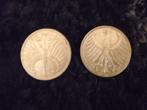 zilveren Duitse 5 mark munten, Ophalen of Verzenden, Duitsland, Setje, Zilver