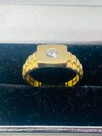 Gouden ring - 14 karaat, Ophalen of Verzenden, Zo goed als nieuw, Goud