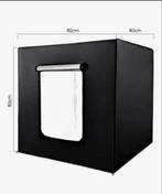 Opvouwbare Fotostudio 80cm - Professionele Productfoto's, Ophalen of Verzenden, Zo goed als nieuw, Complete fotostudio