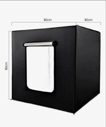 Opvouwbare Fotostudio 80cm - Professionele Productfoto's beschikbaar voor biedingen