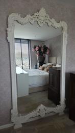 Grote Roomwitte Spiegel - Prachtig!, Ophalen, 200 cm of meer, 125 cm of meer, Zo goed als nieuw