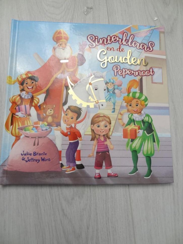 Sinterklaas en de gouden pepernoot - Julie Brante en Jeffrey, Boeken, Kinderboeken | Kleuters, Nieuw, Fictie algemeen, Jongen of Meisje