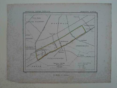 35  / Opmeer   Litho  Kuyper  1867, Antiek en Kunst, Kunst | Litho's en Zeefdrukken, Ophalen of Verzenden