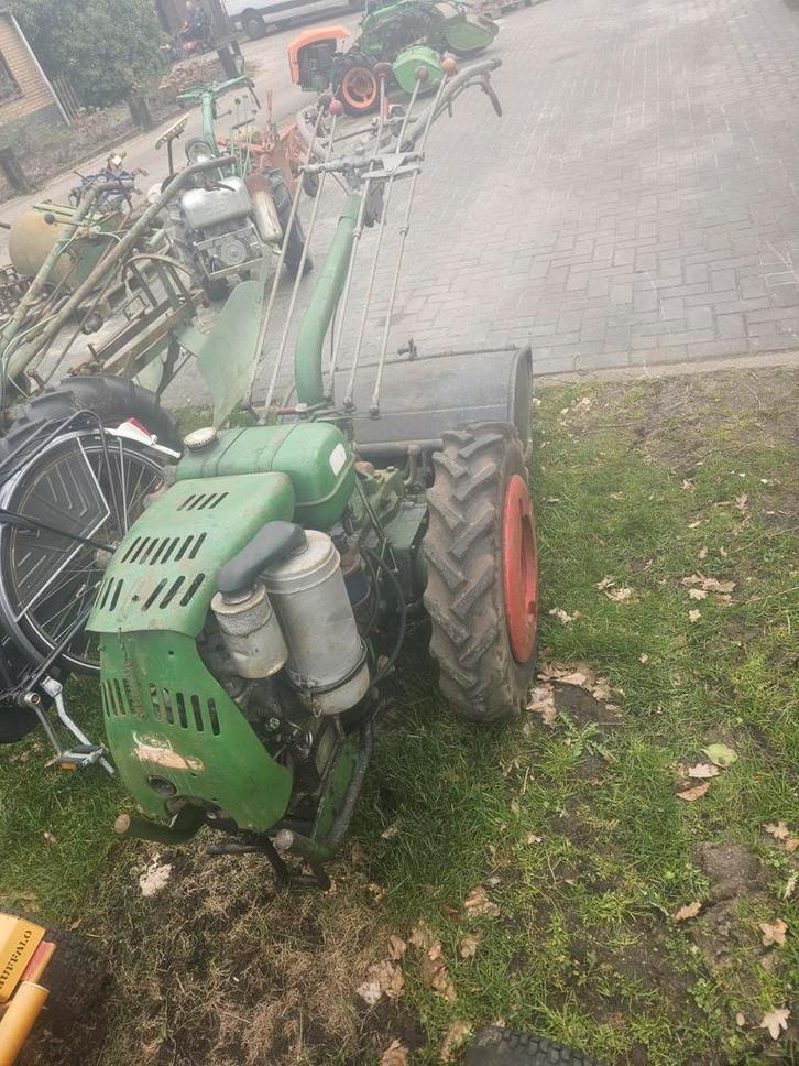 Agria tuinfrees met frees en ploeg, Tuin en Terras, Hand-tuingereedschap, Gebruikt, Ophalen