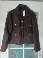 Nieuw teddy jasje 40 42 44 bruin, Ophalen of Verzenden, Nieuw, Maat 42/44 (L), Bruin
