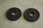 2 X Halterschijven Domyos 0,5 kg. 30 mm., Sport en Fitness, Fitnessmaterialen, Ophalen of Verzenden, Nieuw, Halterschijven