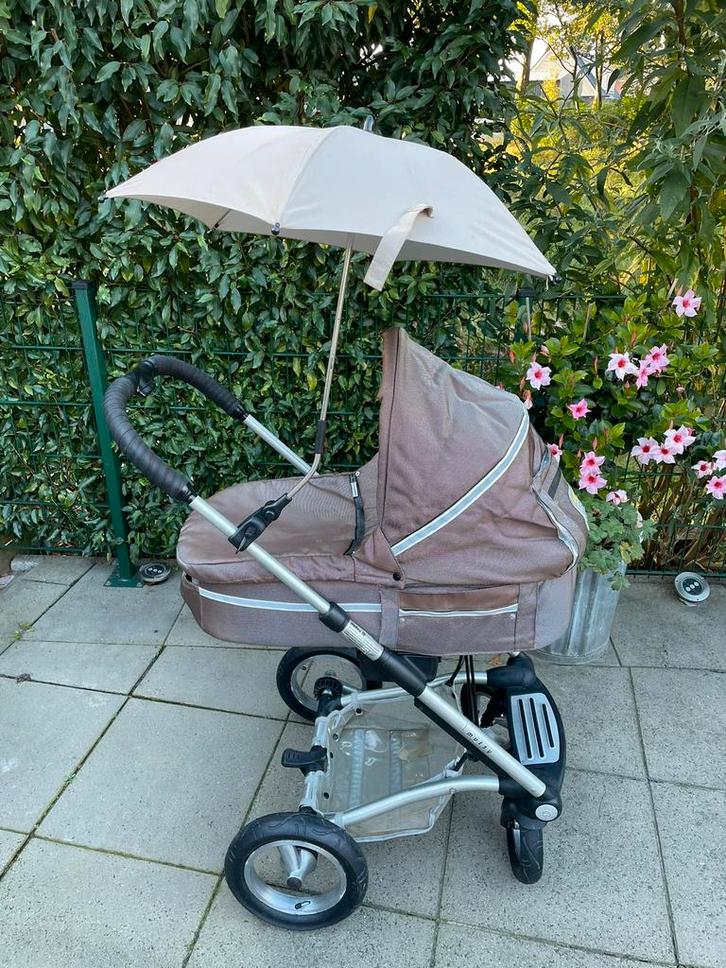 Mutsy Active kinderwagen, Kinderen en Baby's, Kinderwagens en Combinaties, Gebruikt, Kinderwagen, Mutsy, Luchtbanden, Met reiswieg