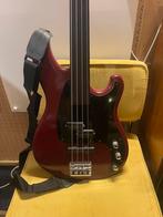 Ibanez 80's Fretless Basgitaar - Inclusief Strap & Tas!, Ophalen of Verzenden, Gebruikt, Elektrisch, Fretloos