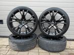 19” INCH GMP AUDI A3 VOLKSWAGEN GOLF CADDY ZWART ZOMER 5X112, Auto-onderdelen, Banden en Velgen, 19 inch, Banden en Velgen, Ophalen of Verzenden