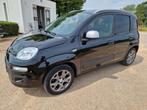 Fiat Panda 2018 Zwart 5 Zits, Airco, Cruise Control, Stof, 1242 cc, 400 kg, Zwart
