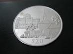 Liberia 20 dollar 2000 zilver, Postzegels en Munten, Munten | Afrika, Ophalen of Verzenden, Overige landen, Losse munt, Zilver