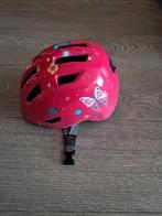 Kinderhelm - Roze met print, Fietsen en Brommers, Fietsaccessoires | Fietshelmen, Ophalen, Meisje, Overige maten, Zo goed als nieuw