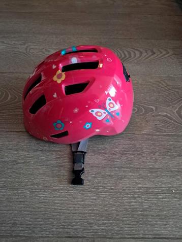 Kinderhelm - Roze met print beschikbaar voor biedingen