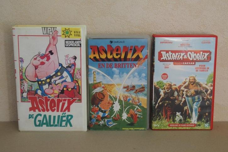 Video Asterix en Obelix, Cd's en Dvd's, VHS | Kinderen en Jeugd, Gebruikt, Tekenfilms en Animatie, Overige typen, Alle leeftijden