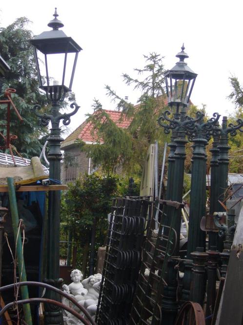 Lantaarnpaal buitenlamp onderdelen Ook: "De Evenaar", Tuin en Terras, Tuinwanddecoratie, Gebruikt, Ophalen