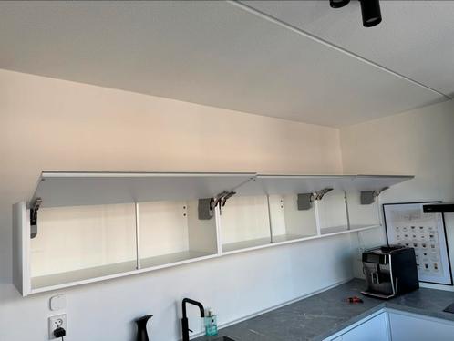 Three White Wall Cabinets 100 cm (width) x 37 cm (depth), Huis en Inrichting, Keuken | Complete keukens, Zo goed als nieuw, Overige typen