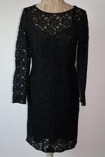 LaDress Mooie zwarte kanten jurk maat 40/L, Kleding | Dames, Jurken, Zwart, Maat 42/44 (L), Onbekend, Ophalen of Verzenden