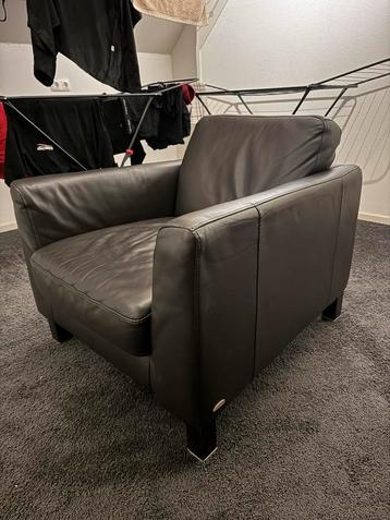 ItalSofa leren fauteuil - Zo goed als nieuw!