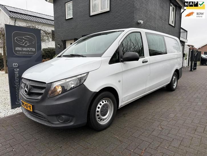 Mercedes-Benz Vito 114 CDI Extra Lang - Dubbele Cabine /Auto, Auto's, Bestelauto's, Bedrijf, Te koop, ABS, Airbags, Airconditioning
