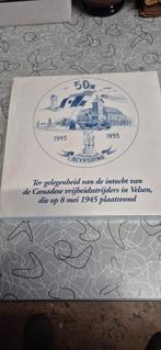 Herdenkingsbord Bevrijding Velsen 1945-1995, Antiek en Kunst, Ophalen of Verzenden