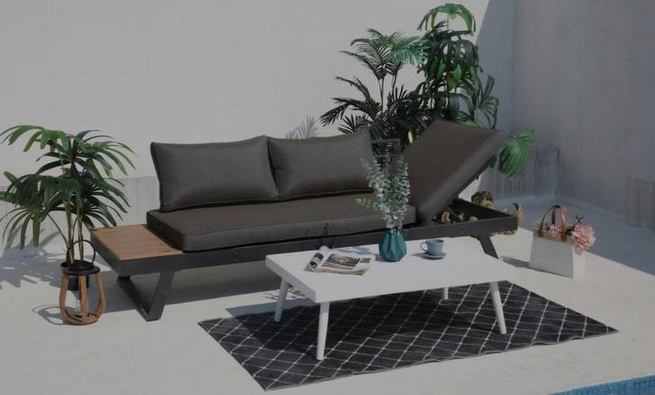 Intimo 2-in-1 loungebank, model Giardino, Tuin en Terras, Tuinsets en Loungesets, Nieuw, Aluminium, Ophalen