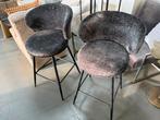 Richmond Interiors 2 barstoelen / barkrukken Mimi, Ophalen, Met voetsteun, Zo goed als nieuw, 90 cm of meer