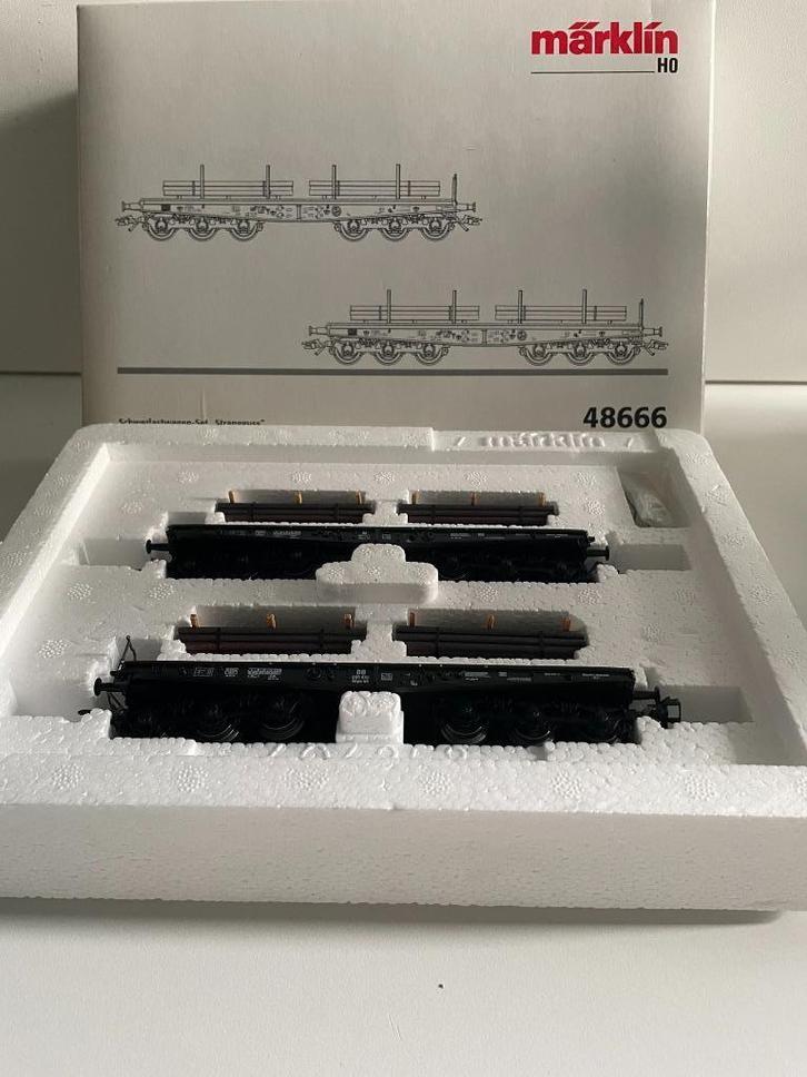 marklin 48666, Hobby en Vrije tijd, Modeltreinen | H0, Zo goed als nieuw, Wagon, Wisselstroom, Märklin, Analoog, Ophalen